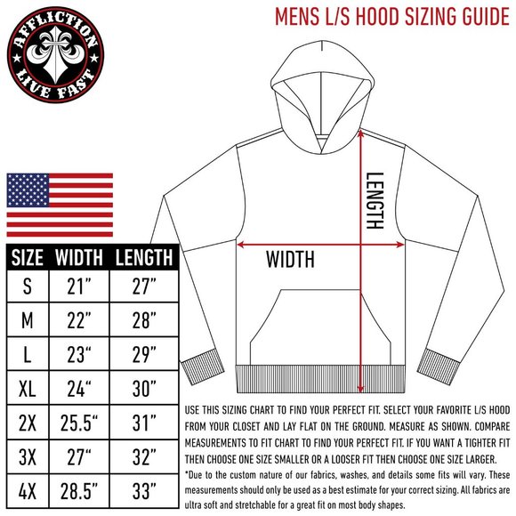 Xtreme Couture by Affliction Men's Zip up Hoodie SUPERIOR HEIST Biker Cross $88 - Picture 2 of 12